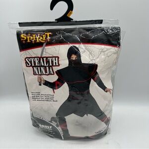 Spirit Halloween Stealth Ninja Halloween Costume Men's Adult Size Small 38-40